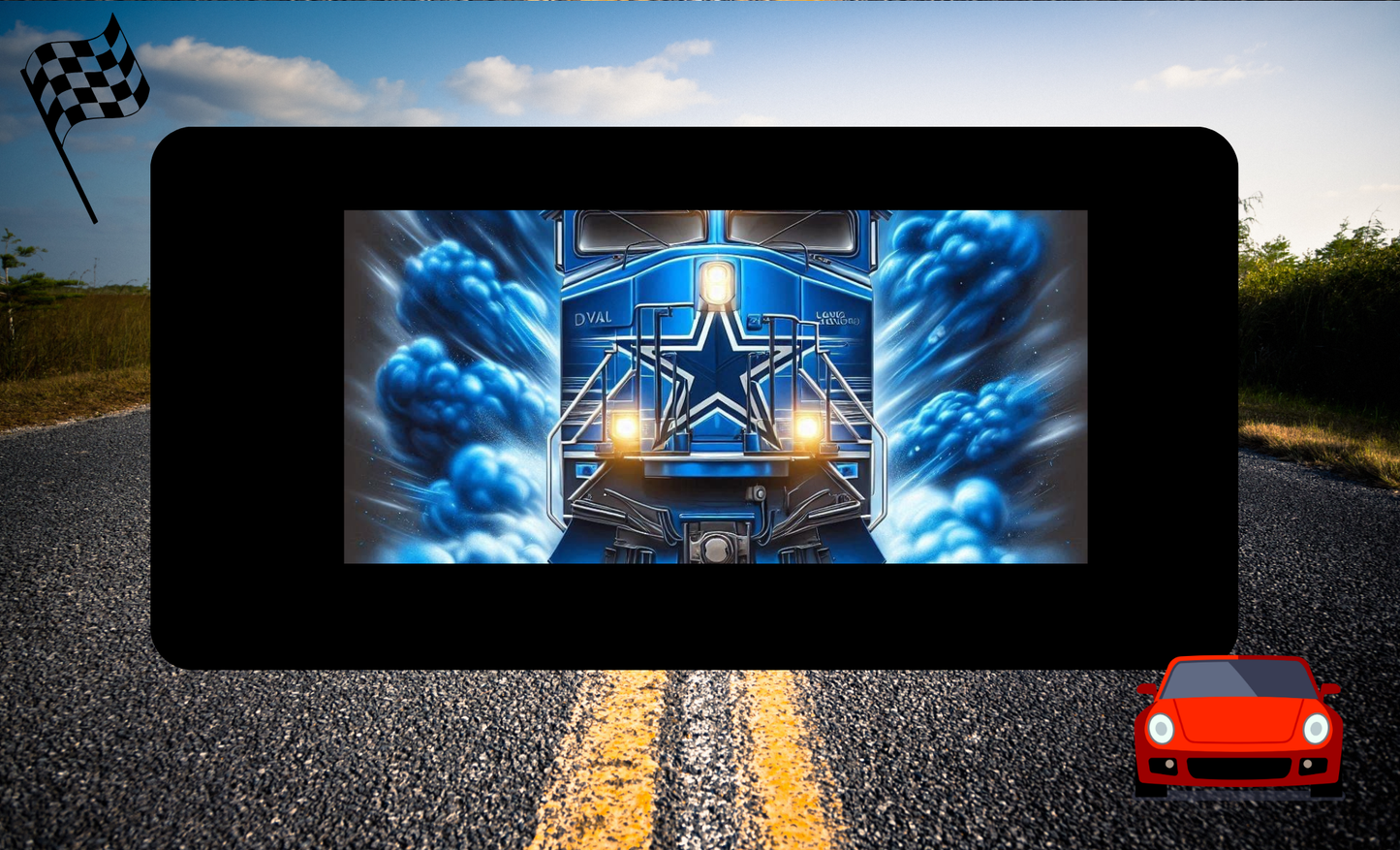 License Plate Sports Design