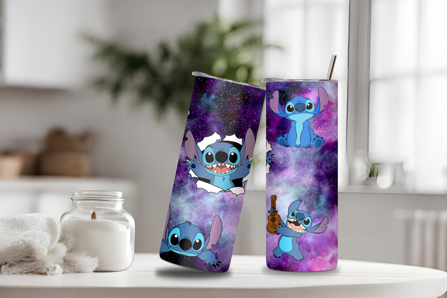 Galaxy Tumbler, 20 oz skinny tumbler, custom tumbler, drinkware