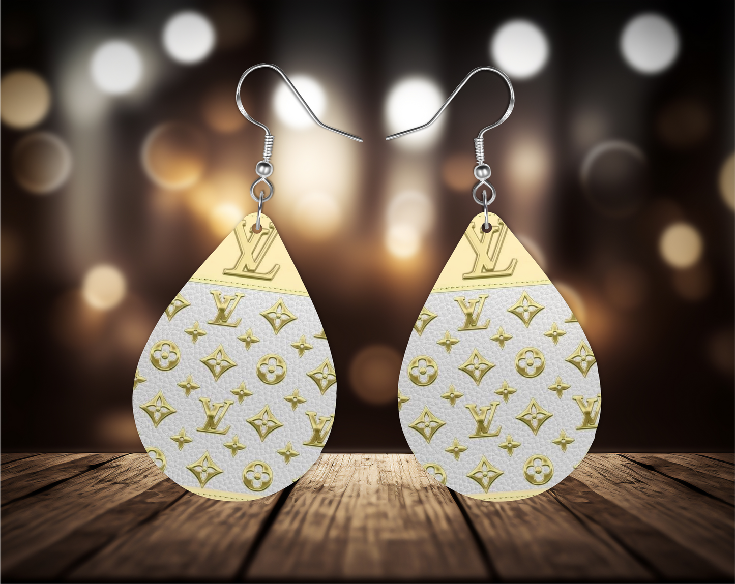Yellow Earrings, Fashion Design Teardrop Earrings