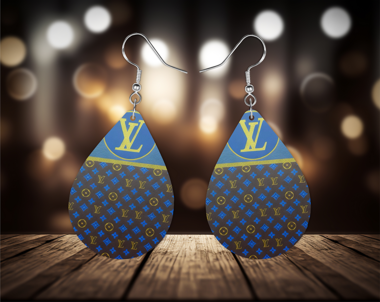 Blue Earrings, Fashion Design Teardrop Earrings