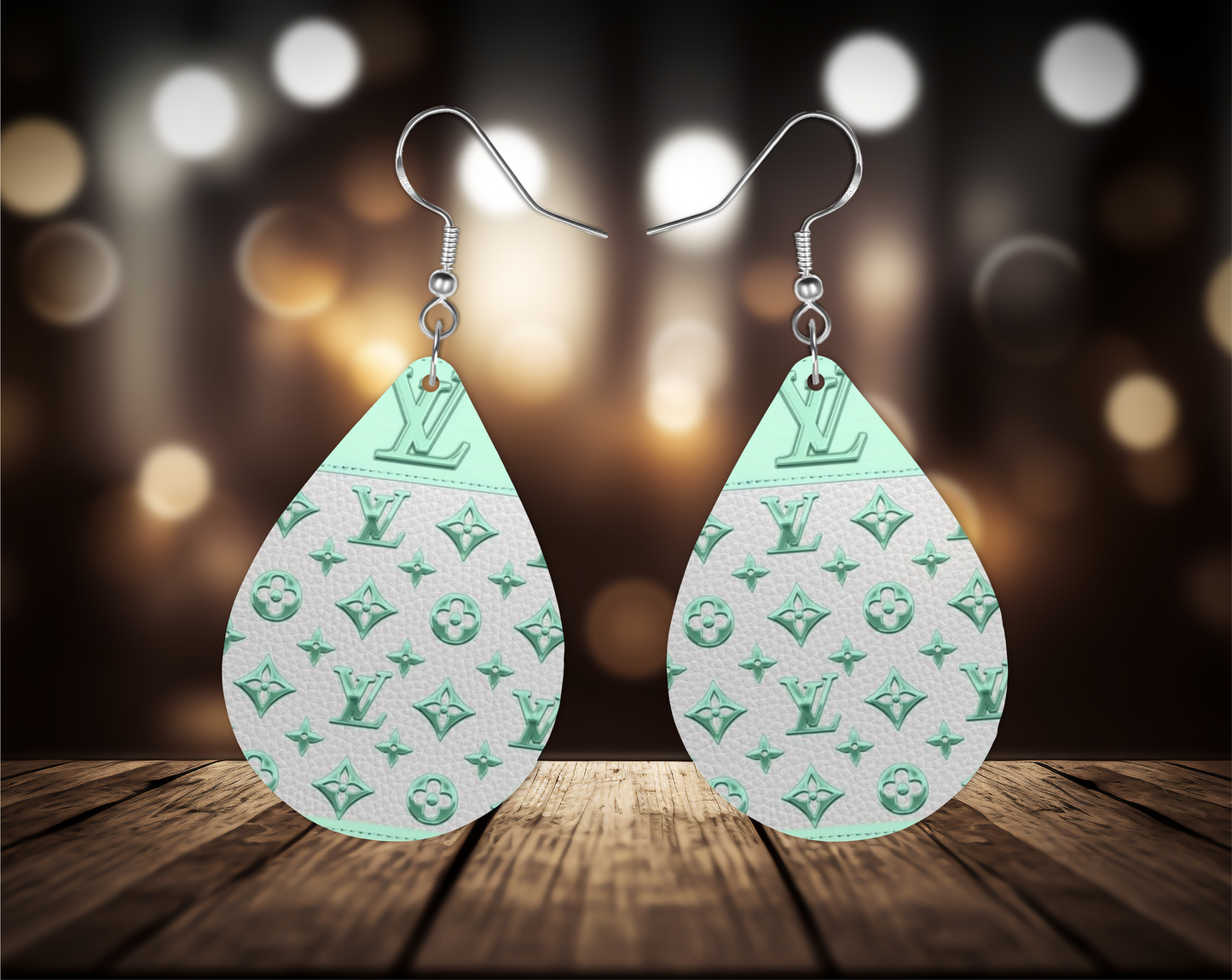 Mind Green Earrings, Fashion Design Teardrop Earrings