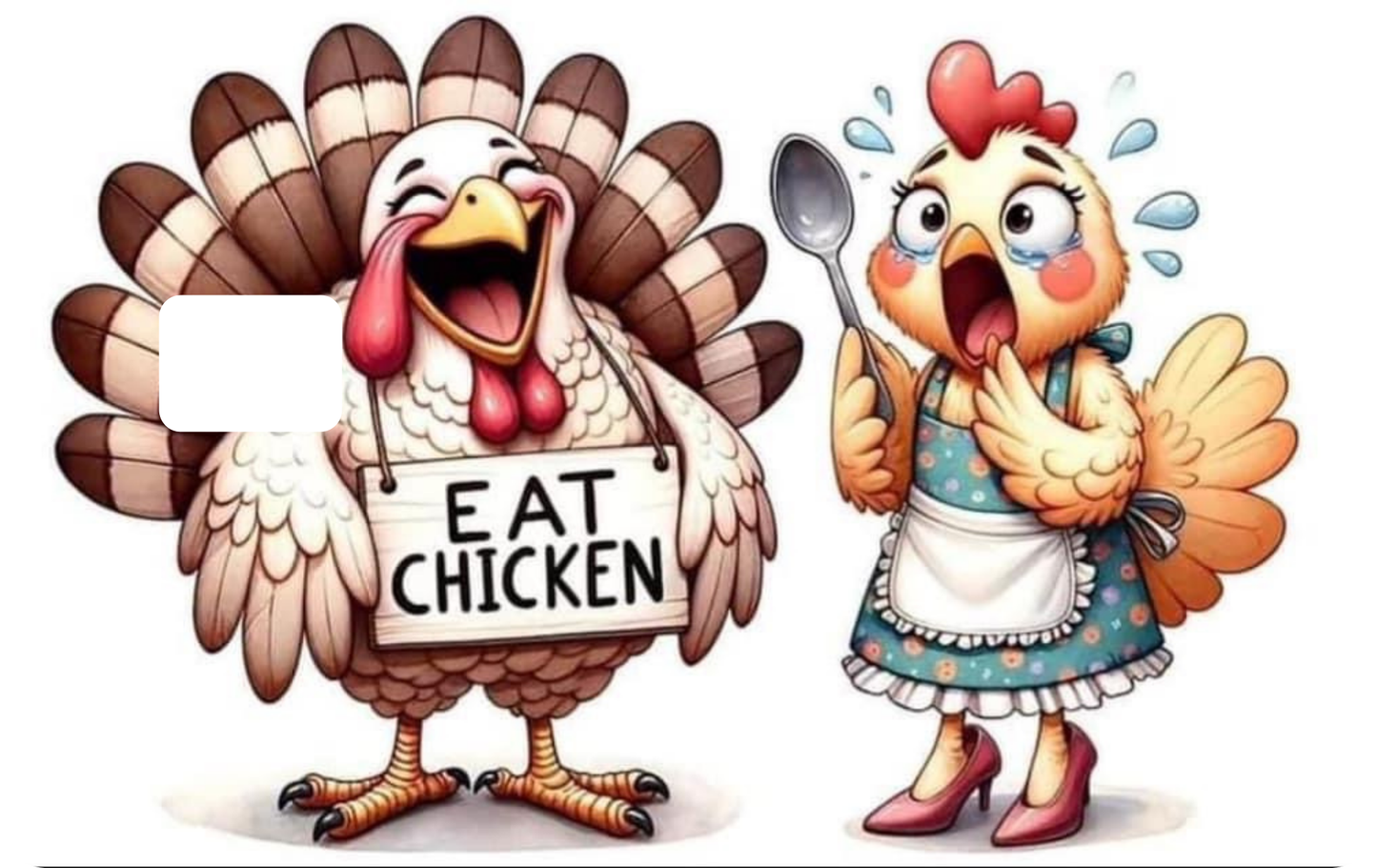 Chicken Design Debit Card Decal Skins