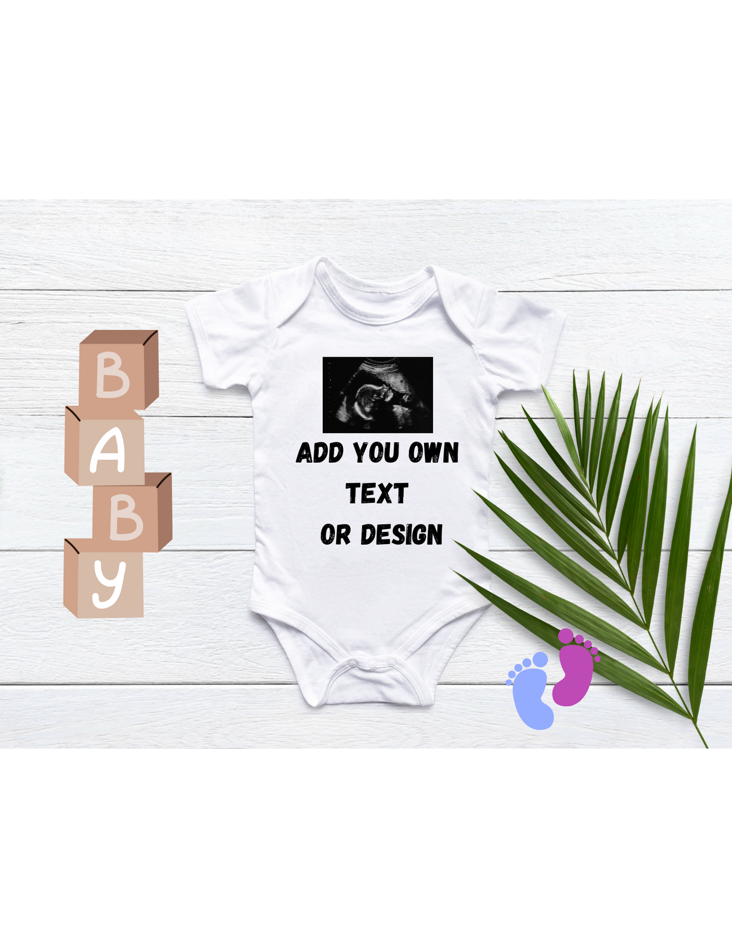 Pink or Blue We Love You Bodysuit, Gender Reveal, Size 0-3 months