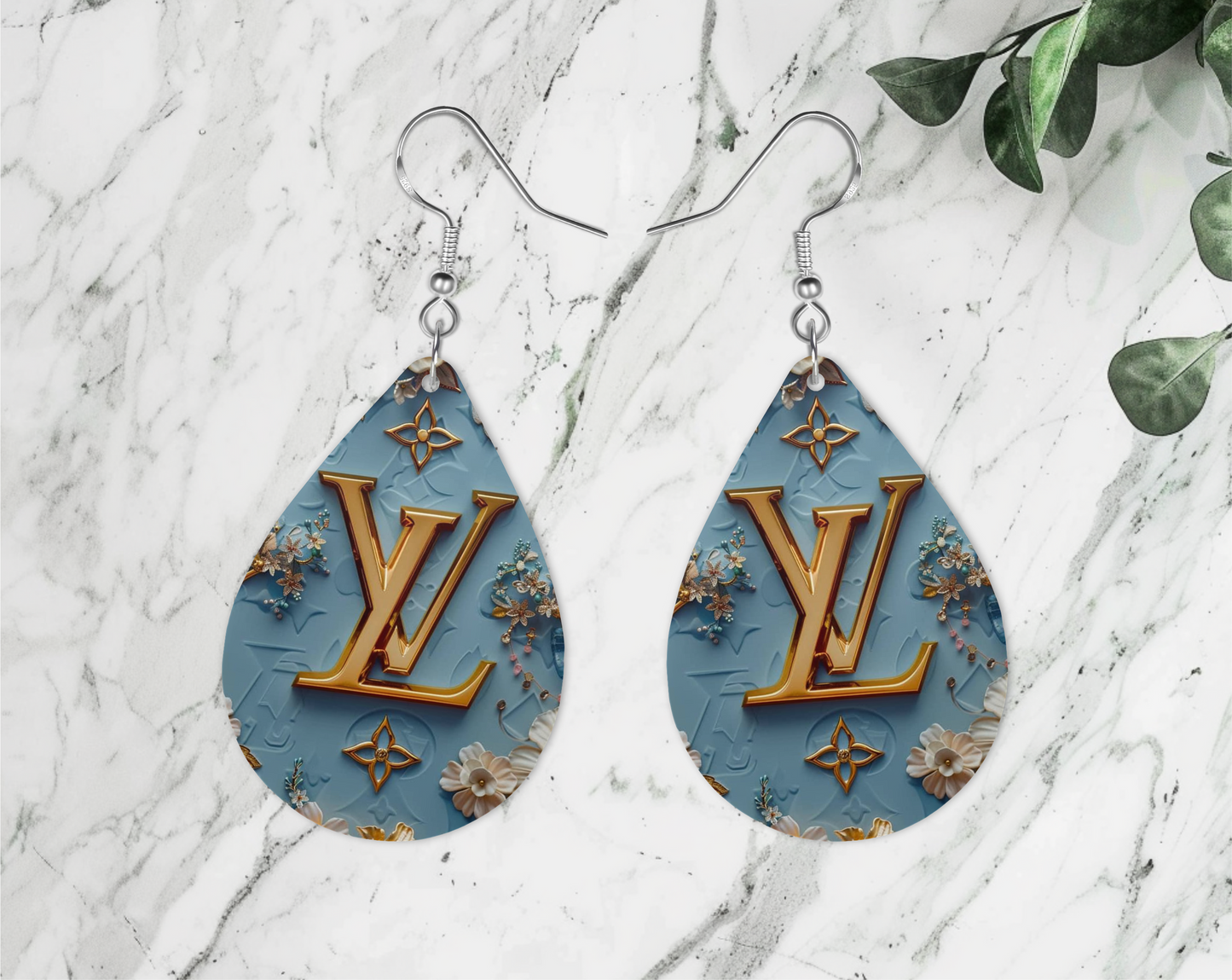 Elegant Blue Earrings, Fashion Design, Teardrop Earrings