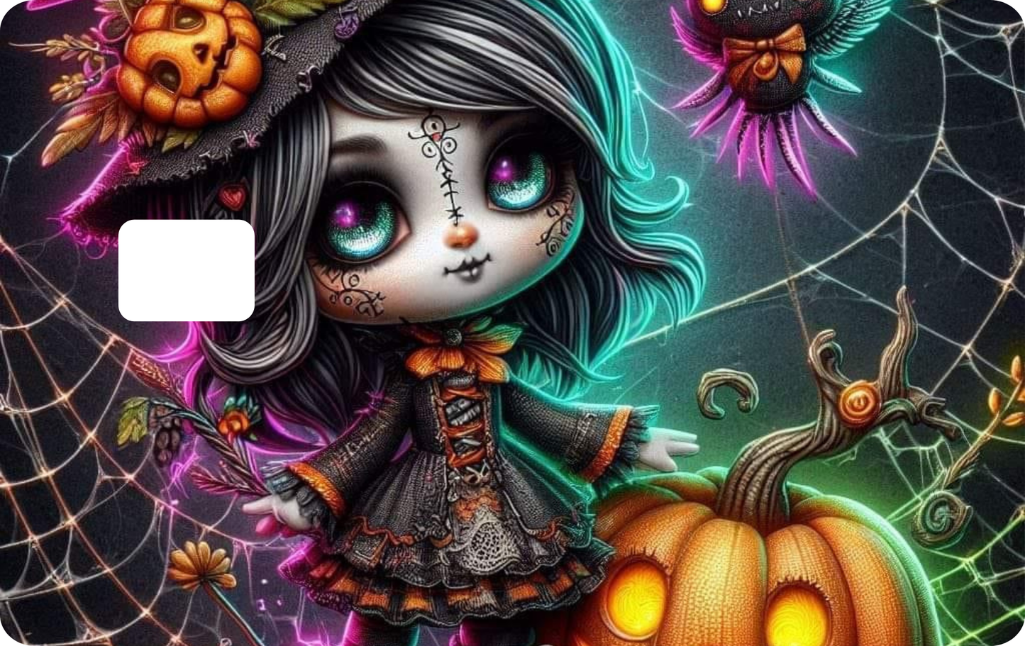 Witchy Design Debit Card Skins