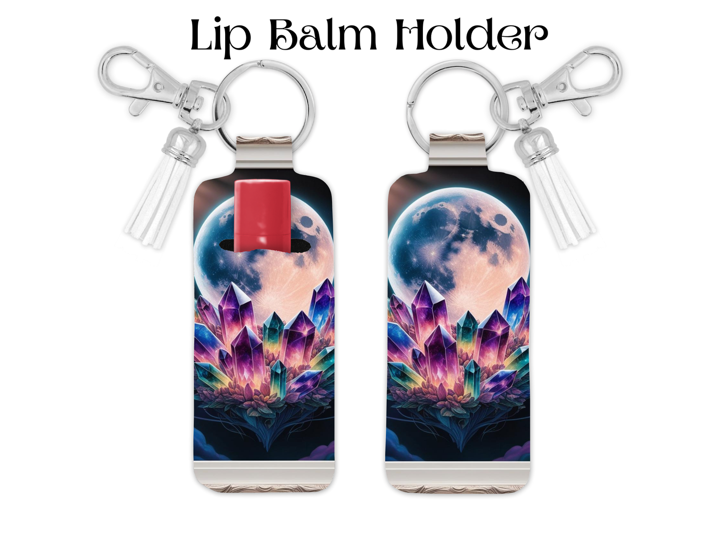 Crystal & Moon Lip Balm Holder