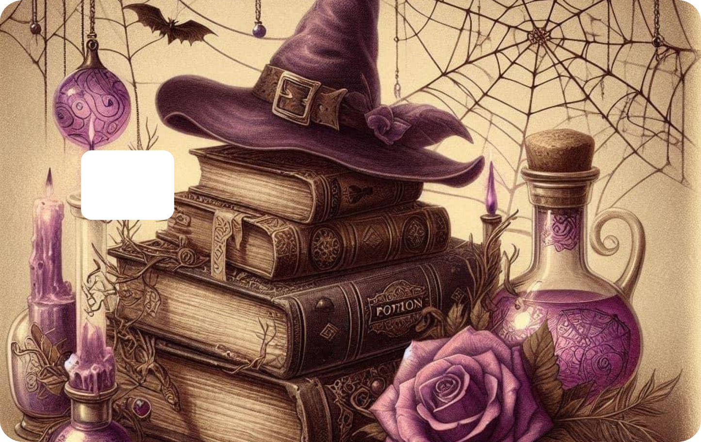 Witchy Hat Design Debit Card Decal Skins