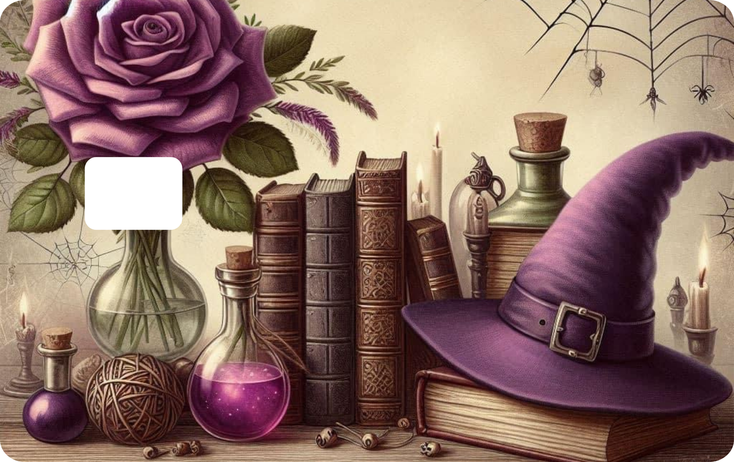 Witchy Hat Design Debit Card Decal Skins