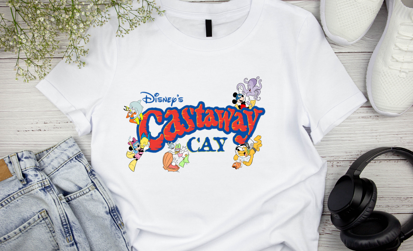Castaway Cartoon T-shirt