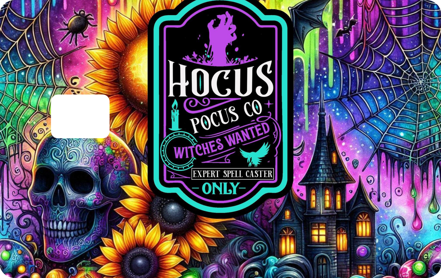 Witchy Design Debit Card Skins