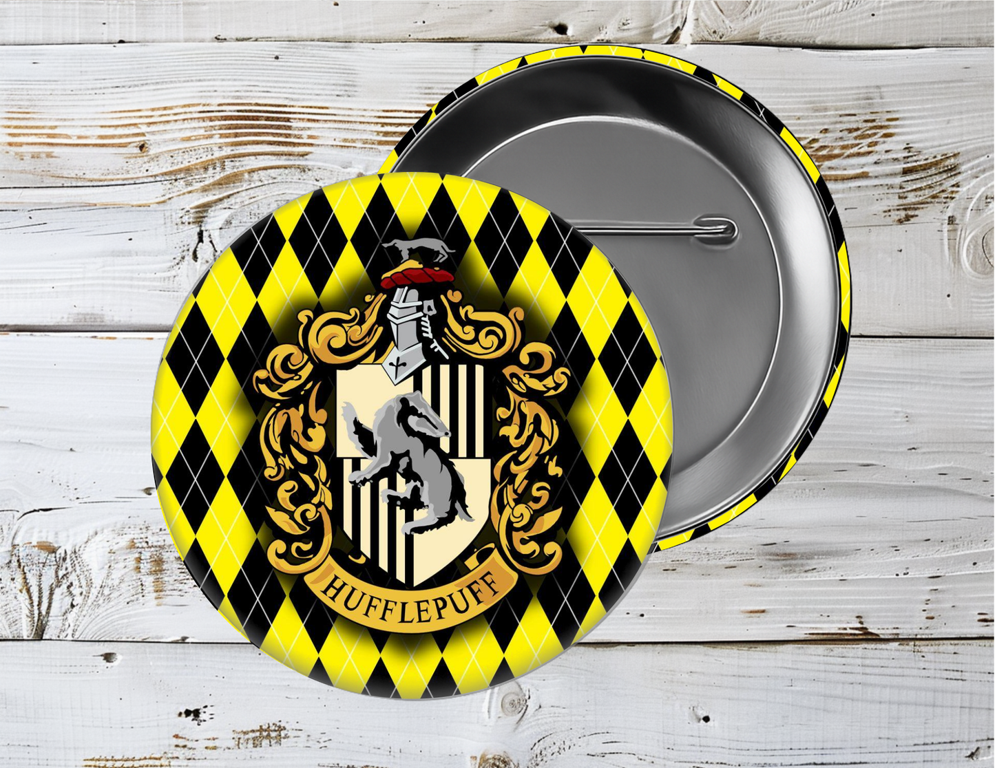 Wizard Pin Buttons, size 2.25 inch