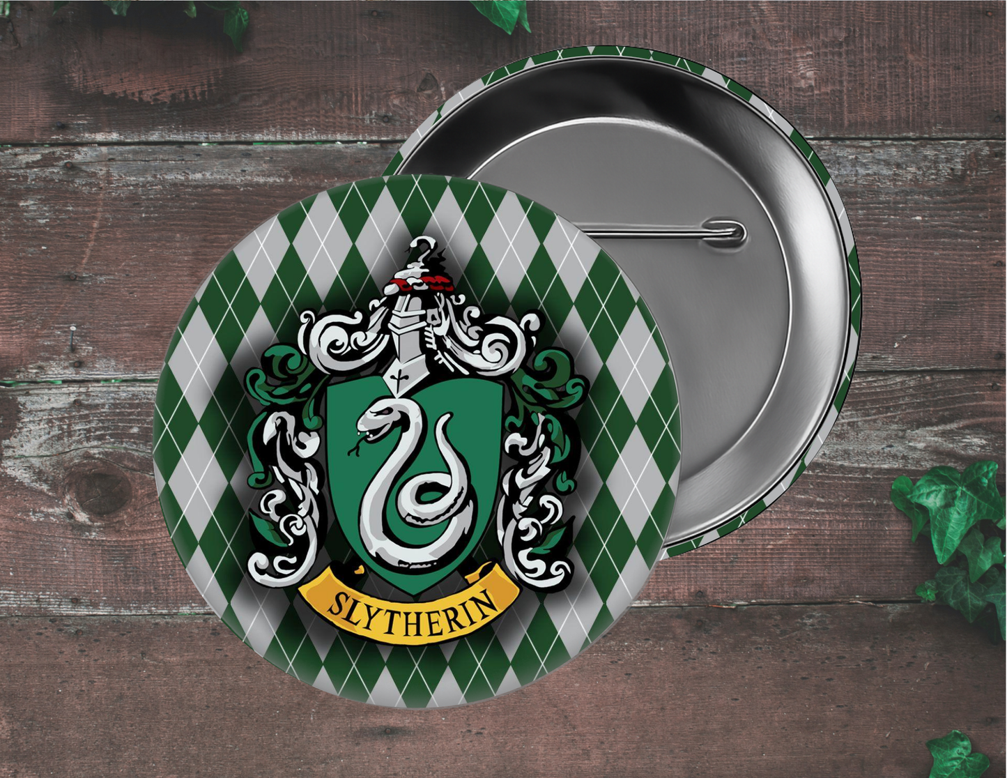 Wizard Pin Buttons, size 2.25 inch