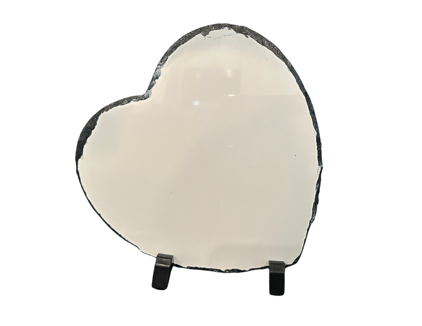 Heart Shape Stone Slate, Personalized, 7.7" x 7.7" size