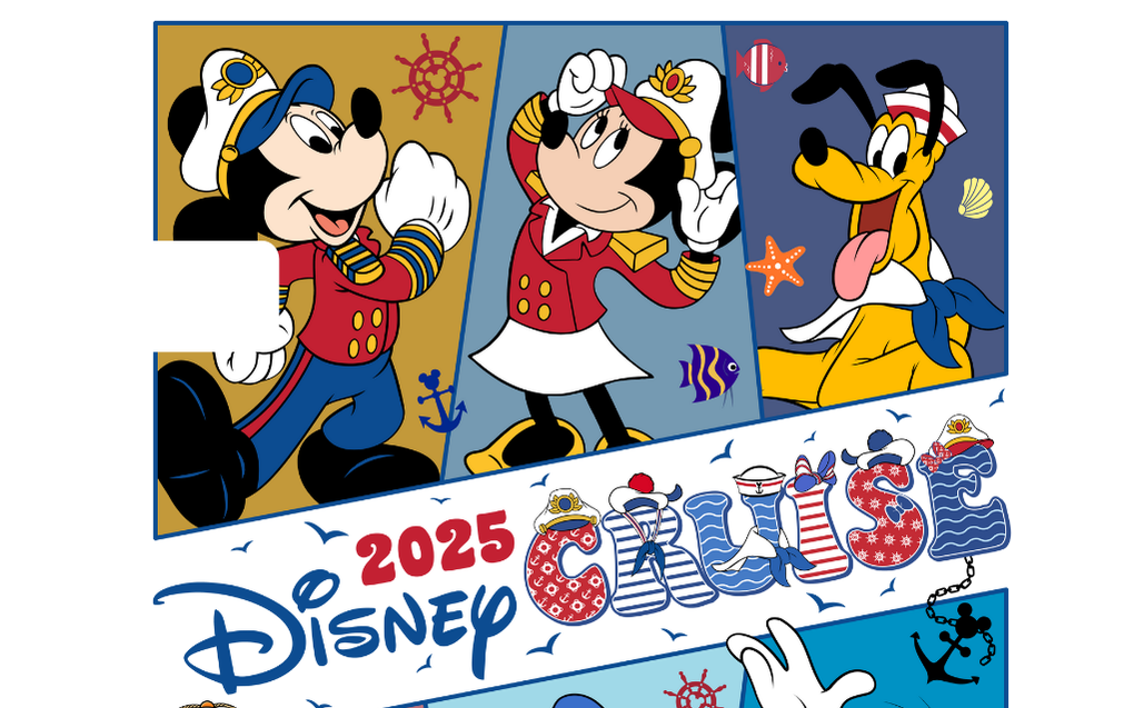 Cruise Mouse Cartoon Design Debit Card Skins