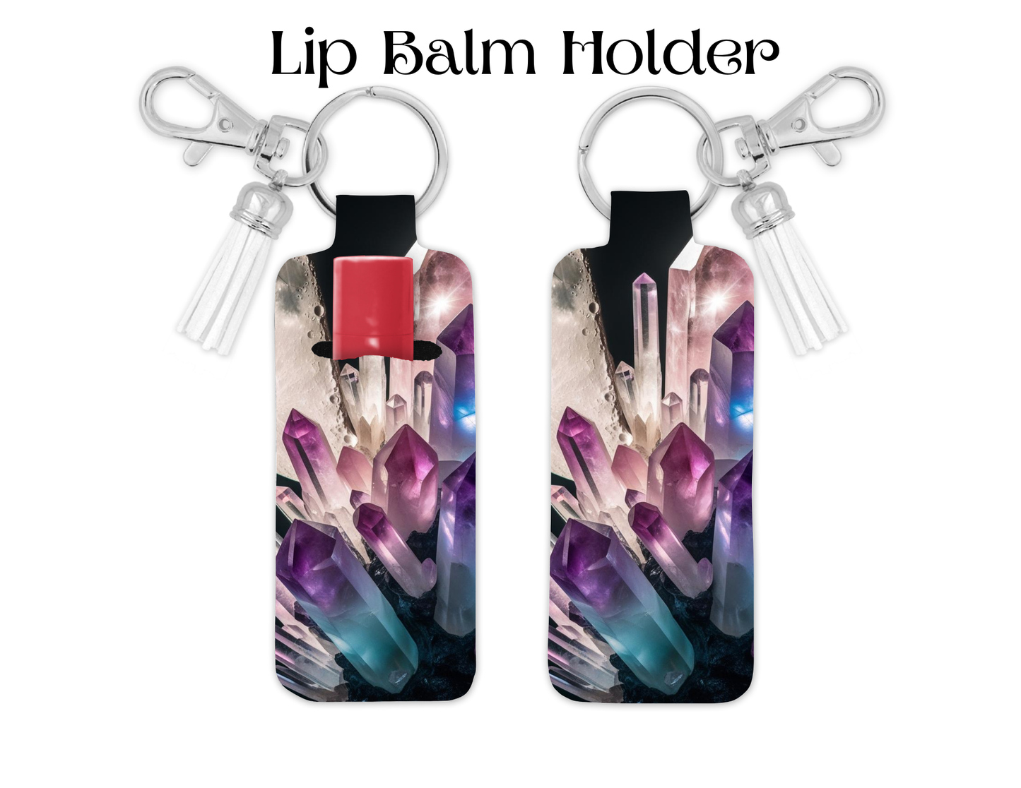 Bright Full Moon Crystal Lip Balm Holder