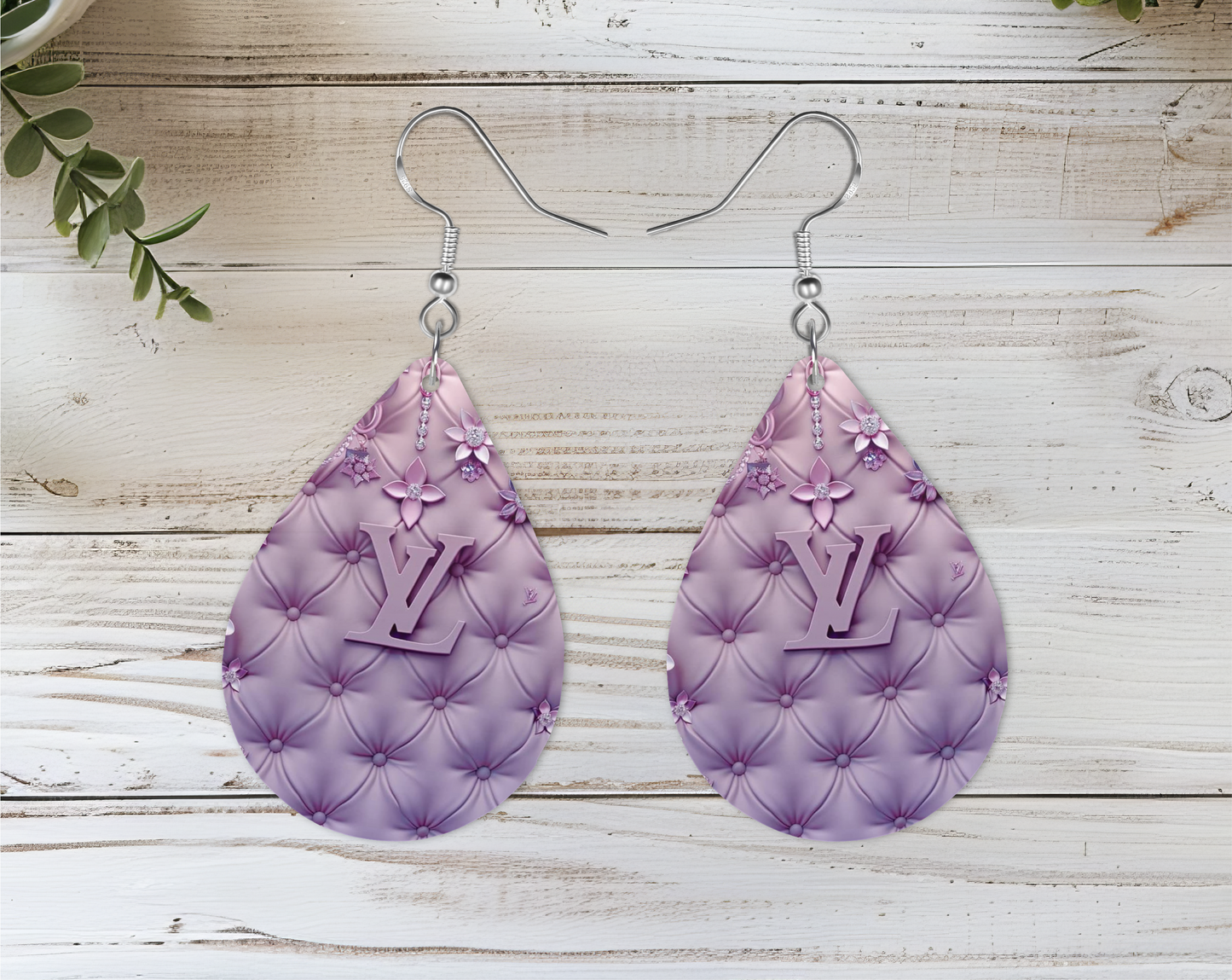 Elegant Purple Earrings, Fashion Design, Teardrop Earrings