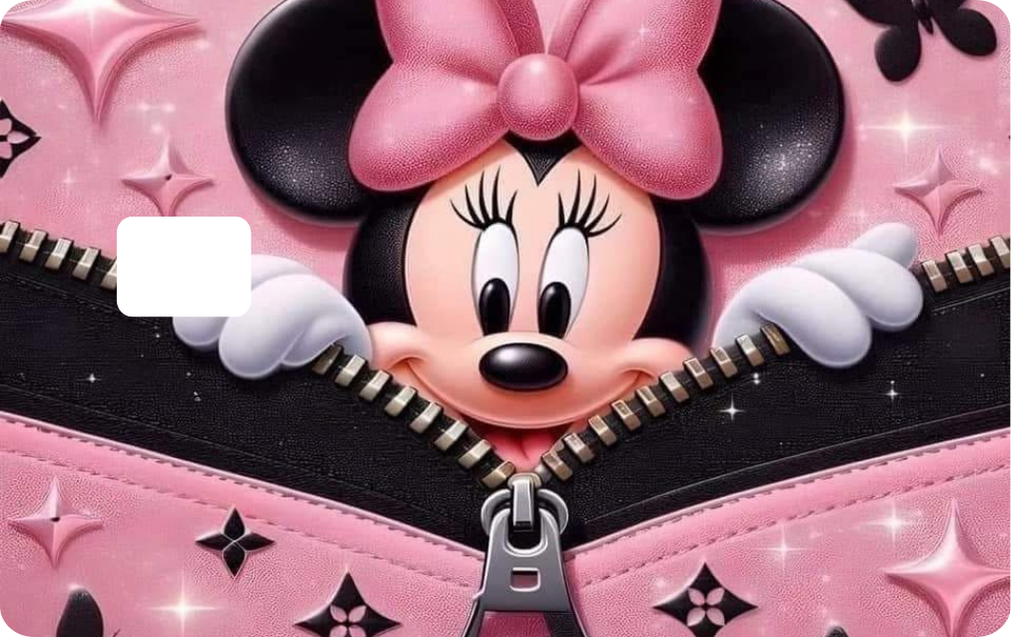 Minni Cartoon Design Debit Card Skins