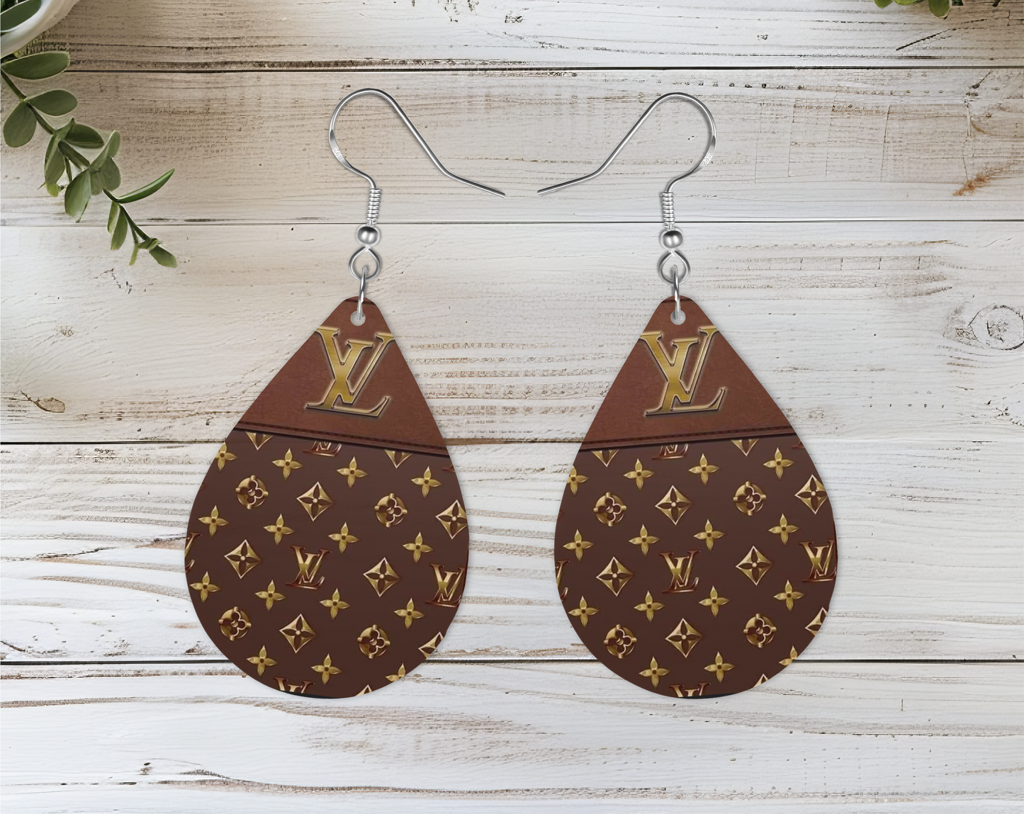 Brown Earrings, Fashion Design, Teardrop Earrings