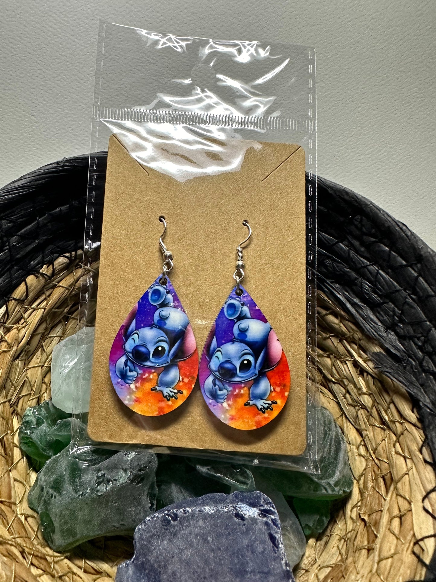 Cute Upside Down Earrings, custom made, fashion accessory