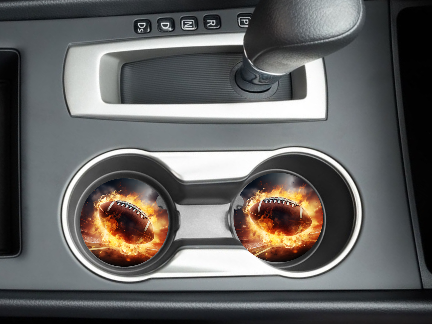 Football Car Coasters, neoprene material, car accessory