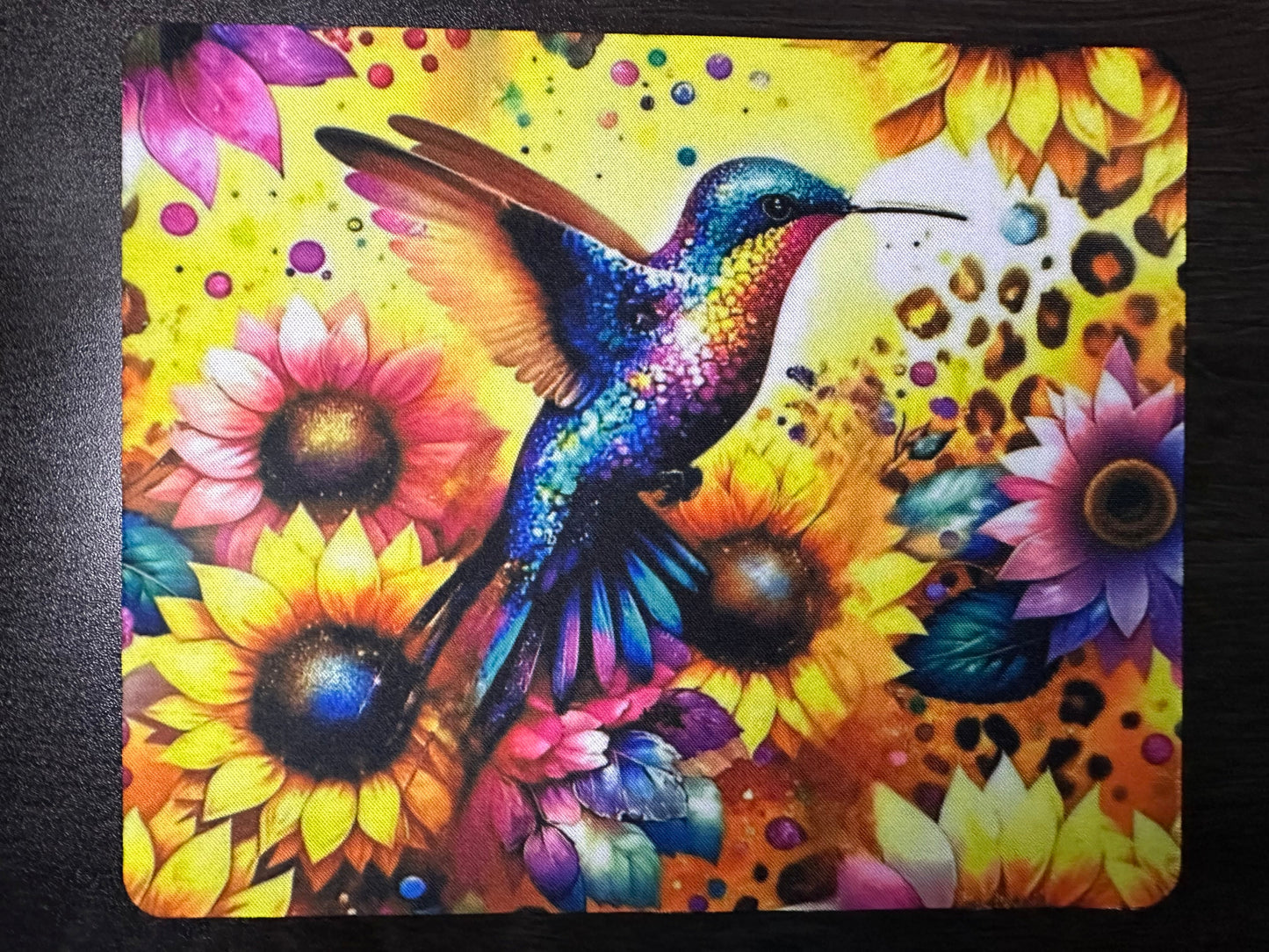 Hummingbird Mouse Pad, desk accessory