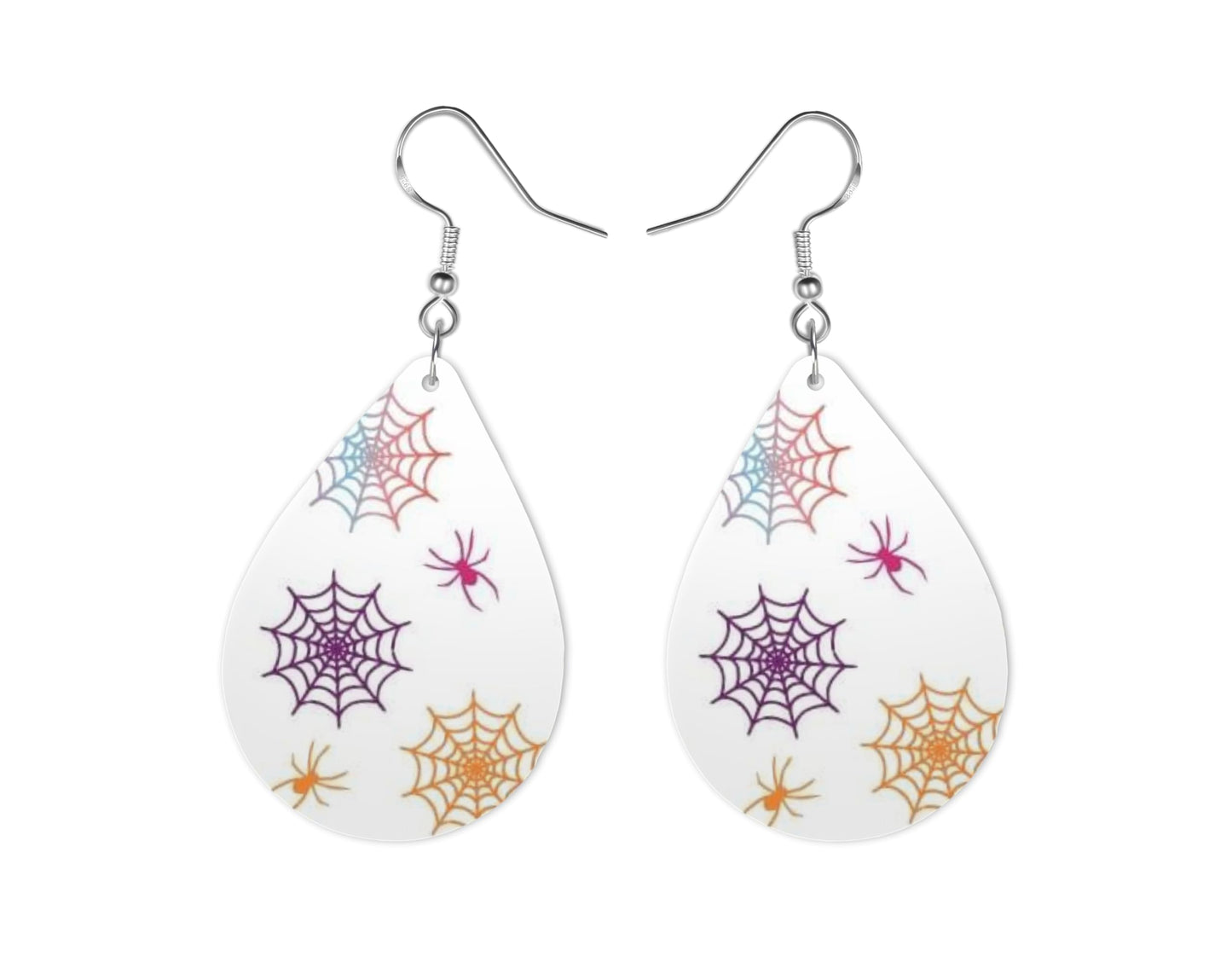 Spiderweb Halloween Earrings