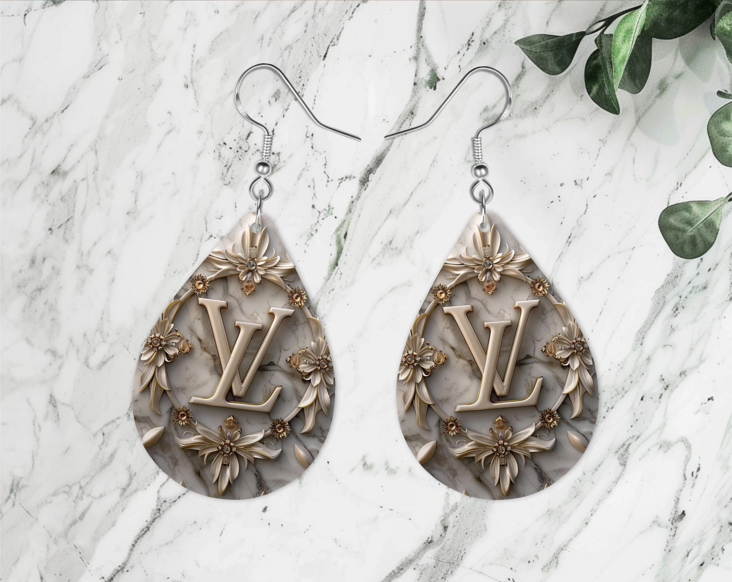 Silvery Color Earrings, fashion Design, Teardrop Earrings