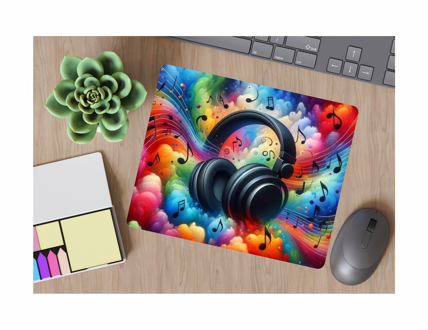 Gaming Headphones Mouse Pad