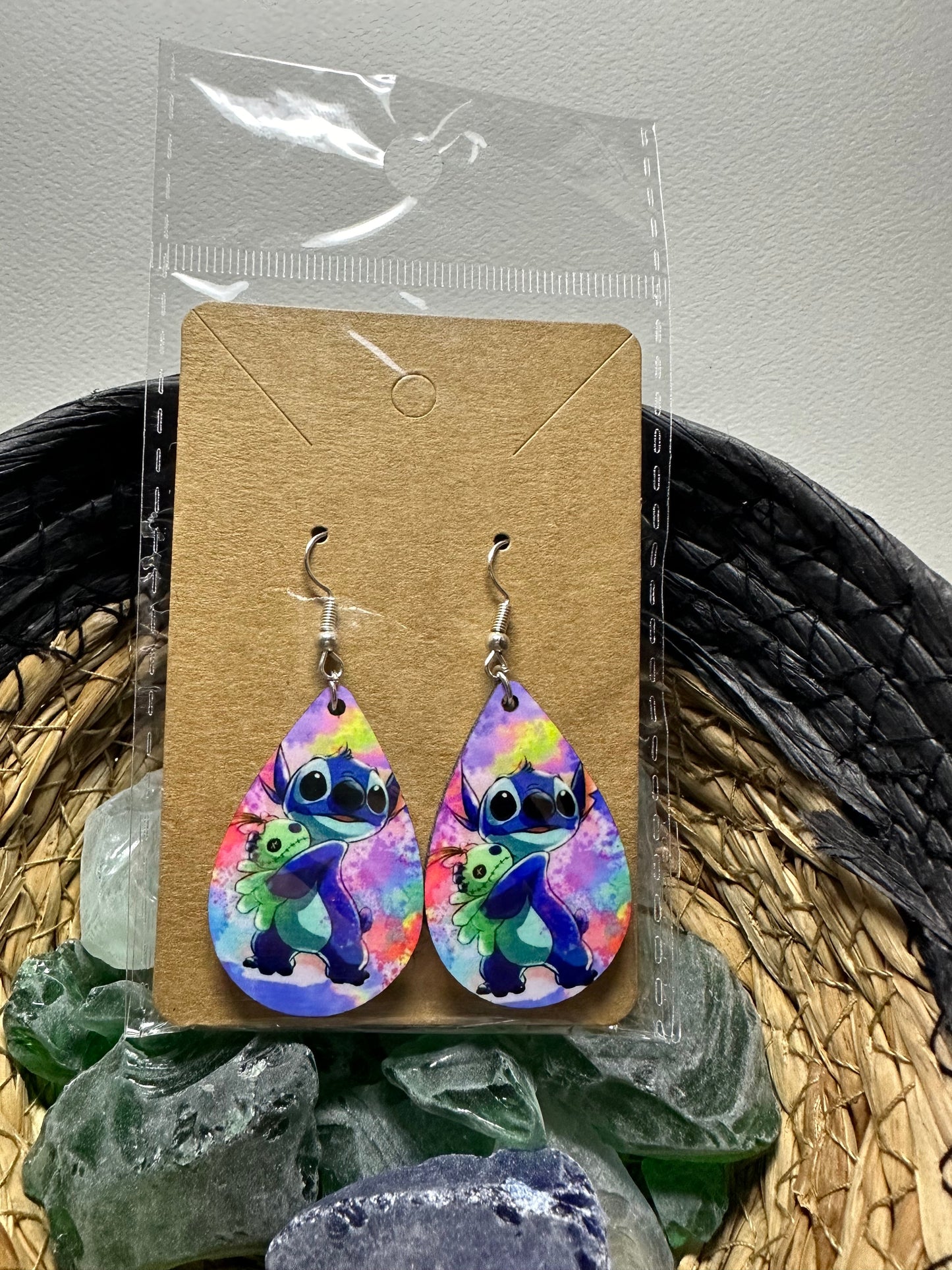 Cute Cartoon Doll Earrings, custom made, fashion accessory