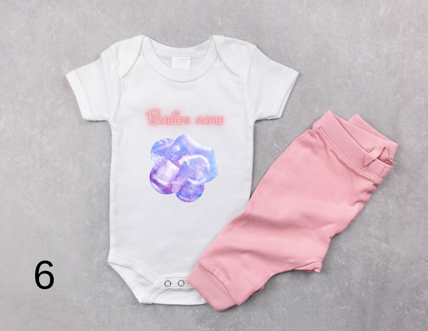 Baby Girl Elephant Bodysuit, Size 0-3 months