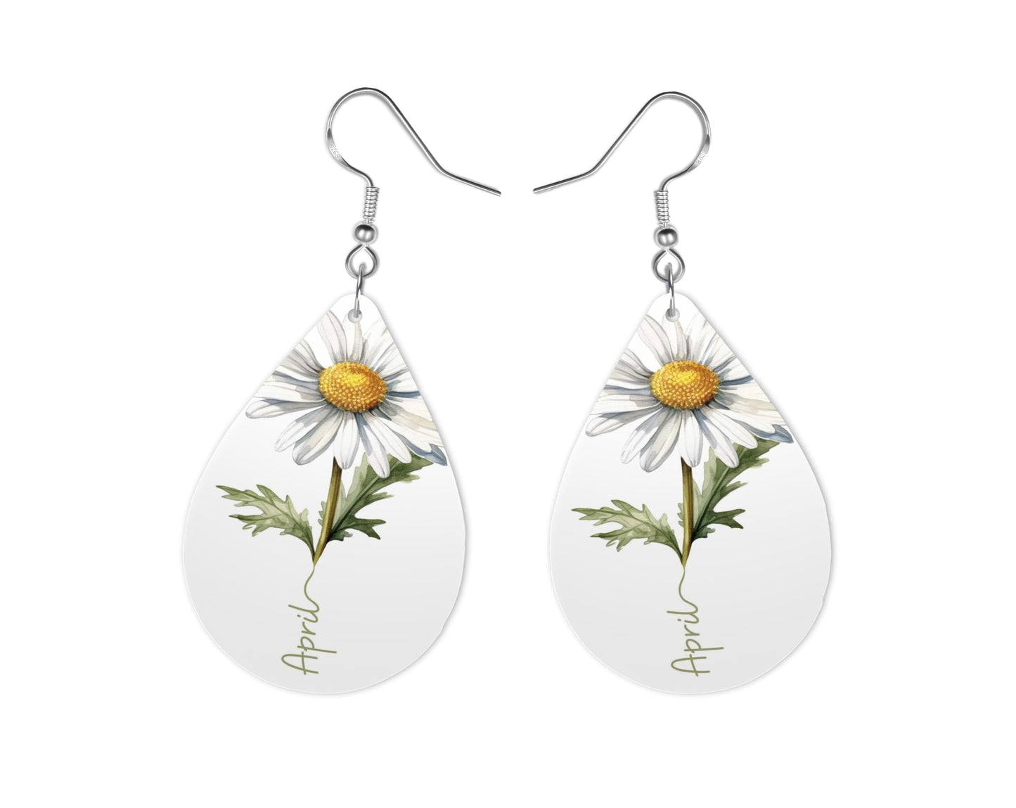 April Birth Month Earrings