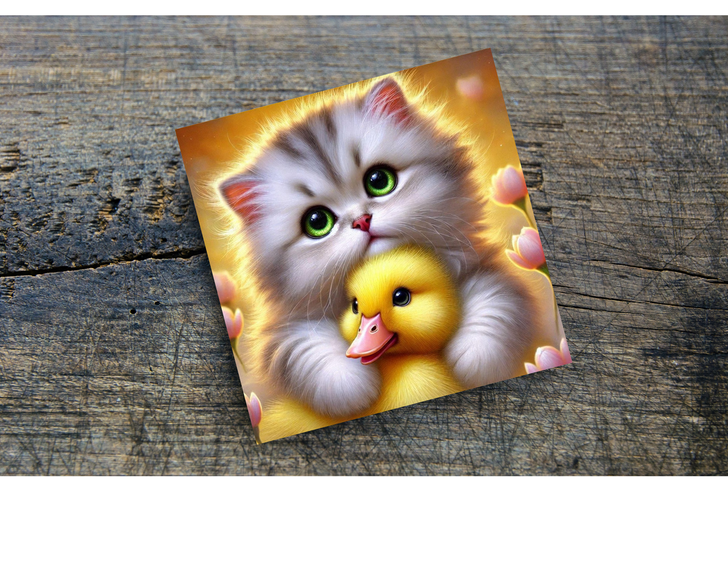 Cat & Ducks Home Coasters, several designs