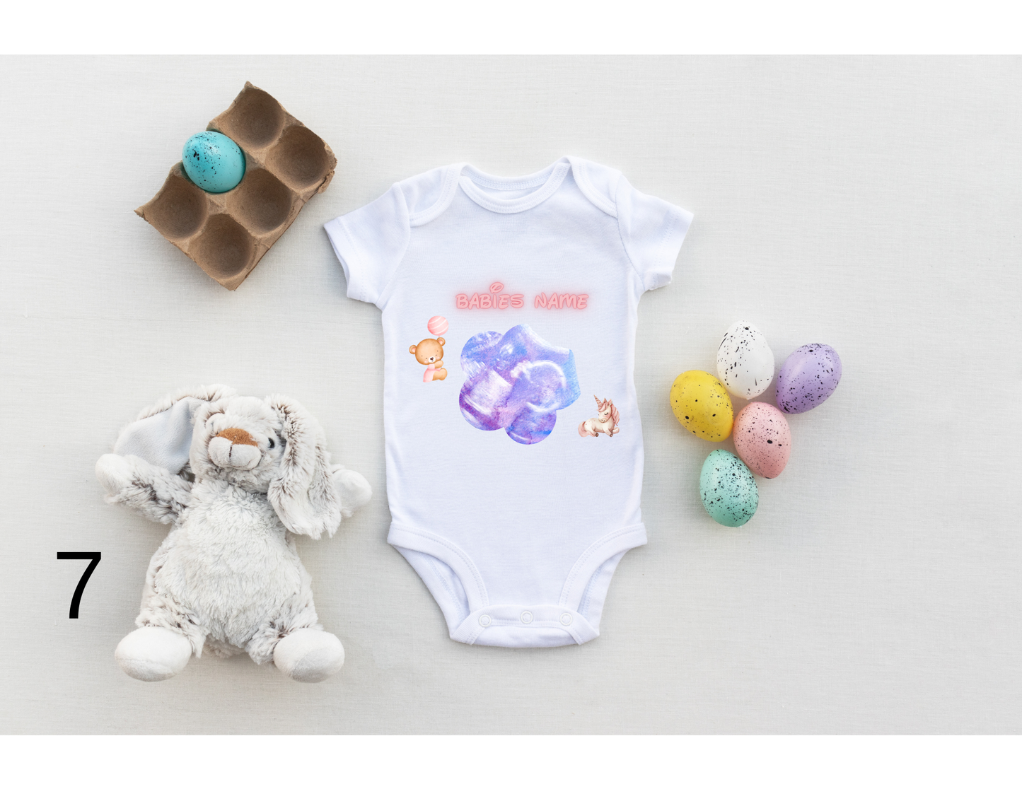 Baby Girl Elephant Bodysuit, Size 0-3 months