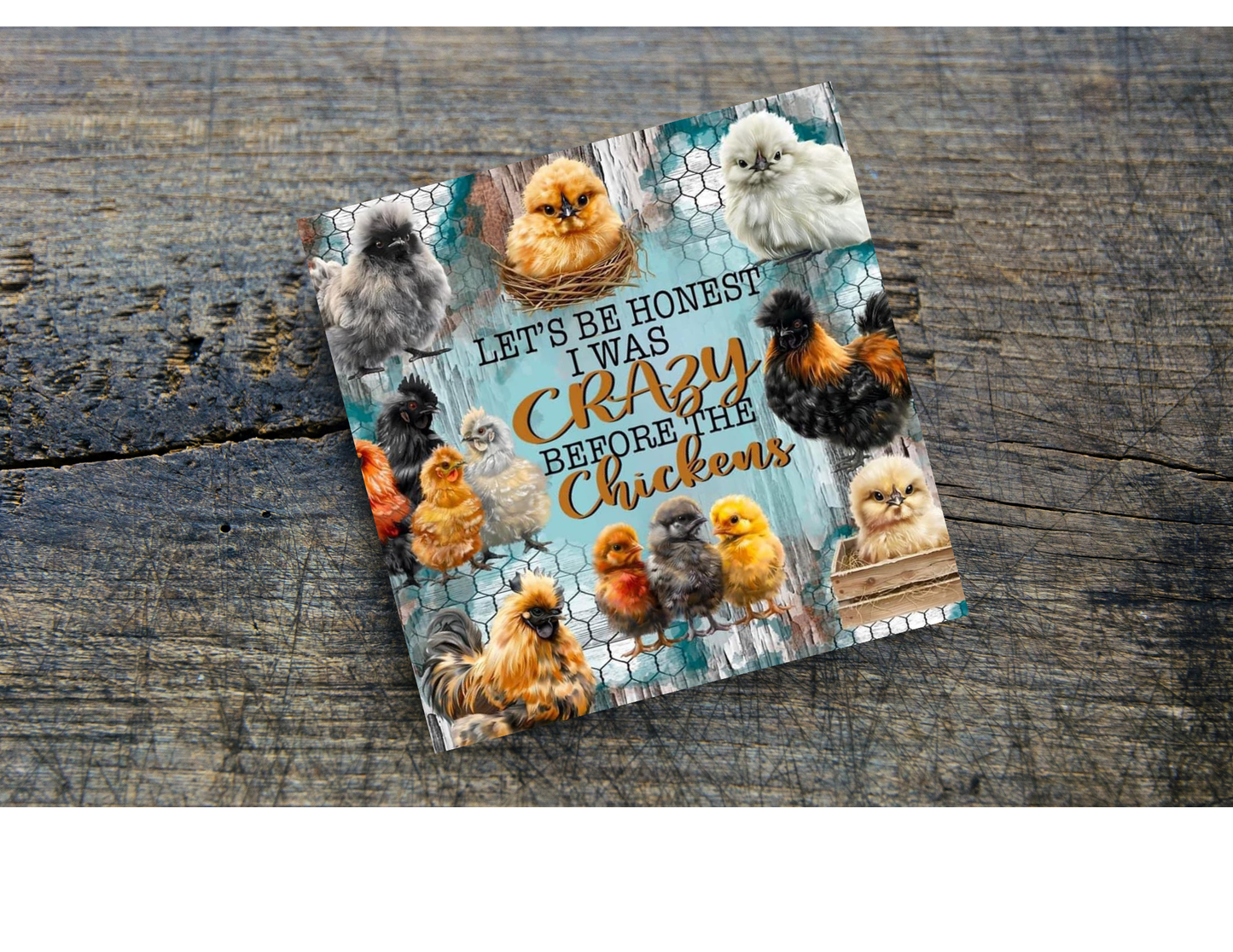 Chicken Home Coasters, several designs
