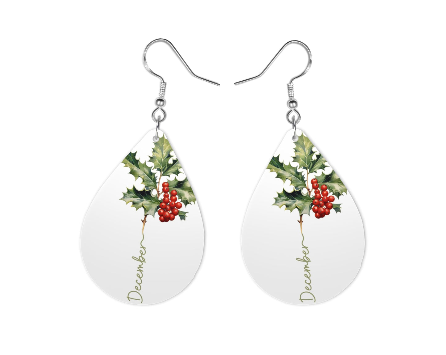 December Birth Month Earrings
