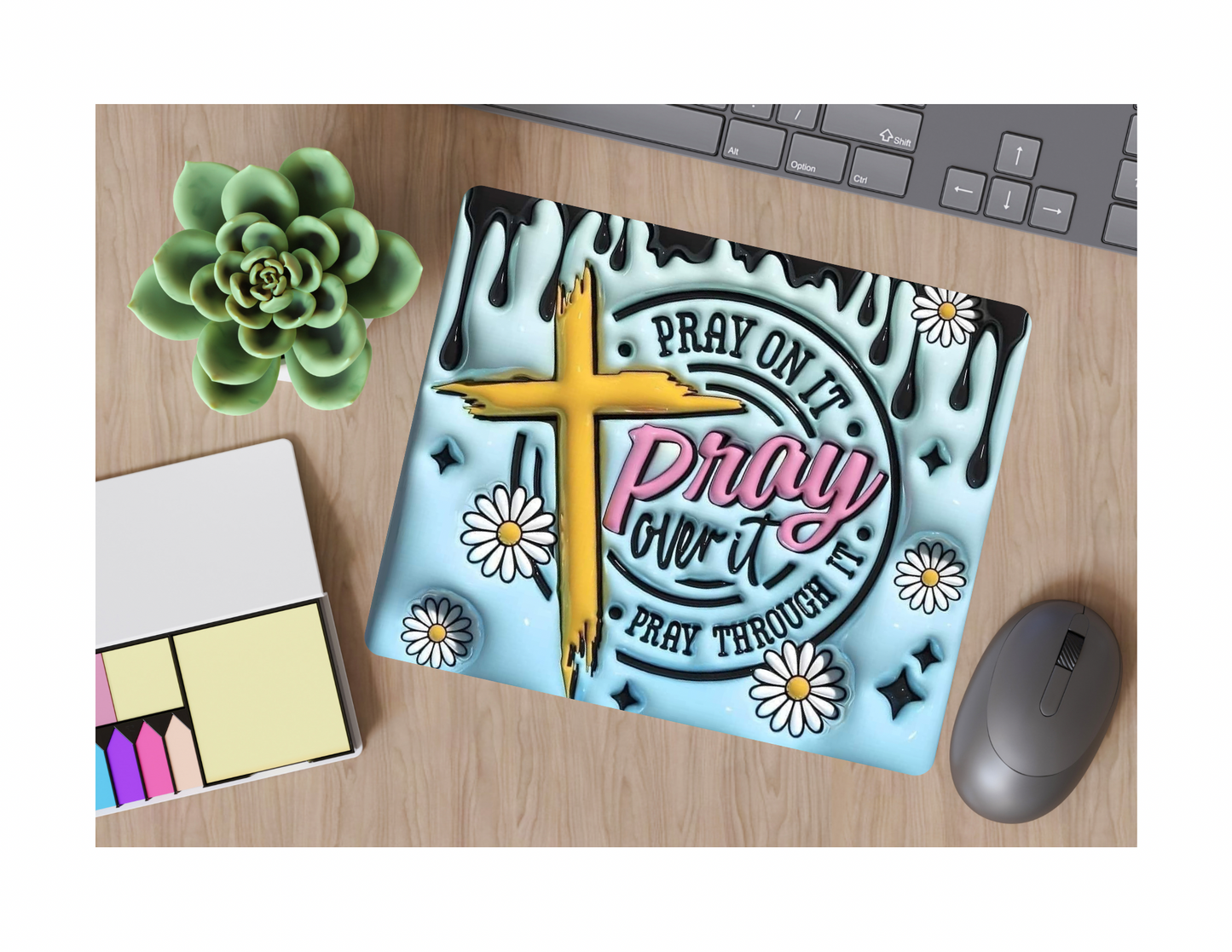 Prayer Mouse Pad, desk accessory