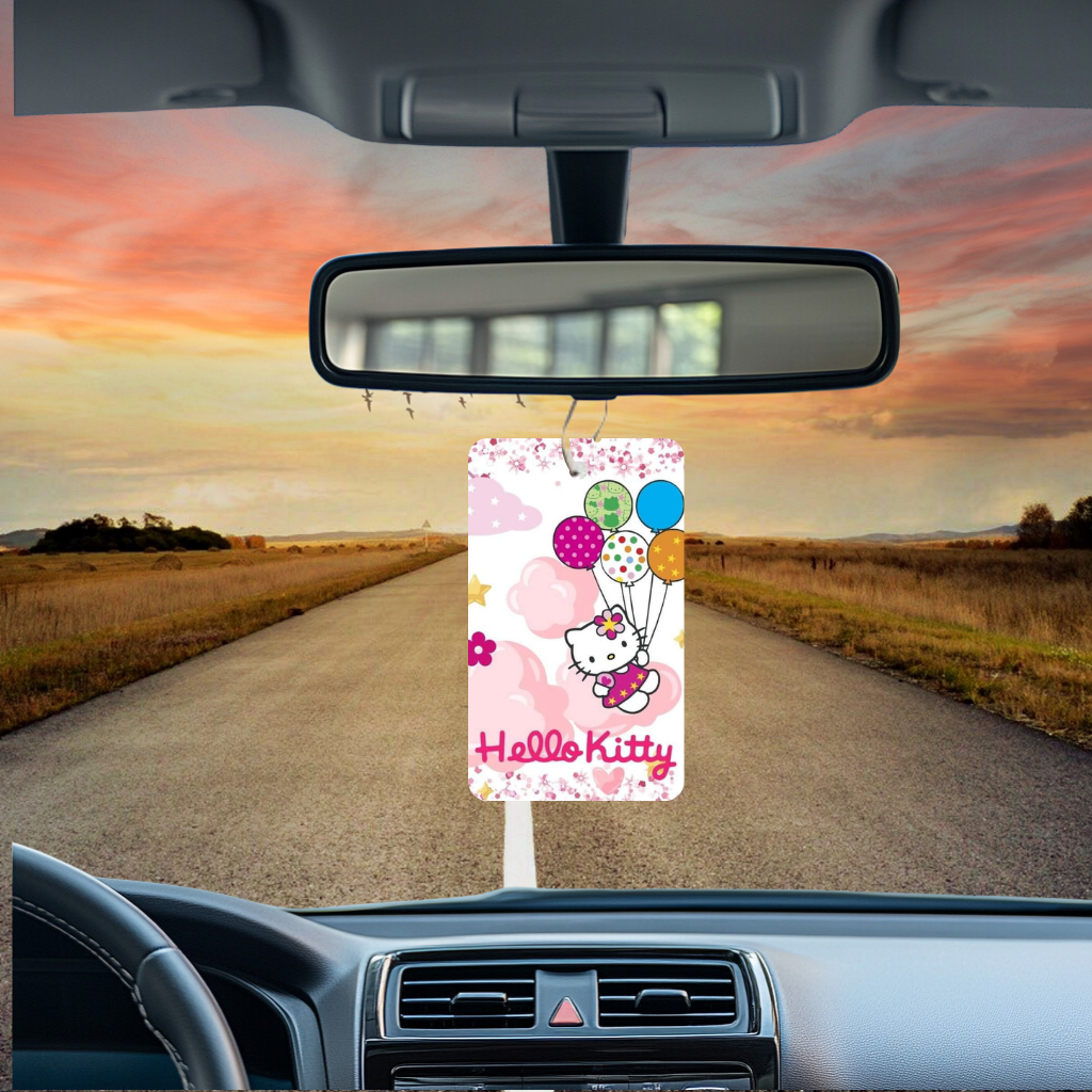 Cartoon Kitty Cat Ballon’s Air Freshener