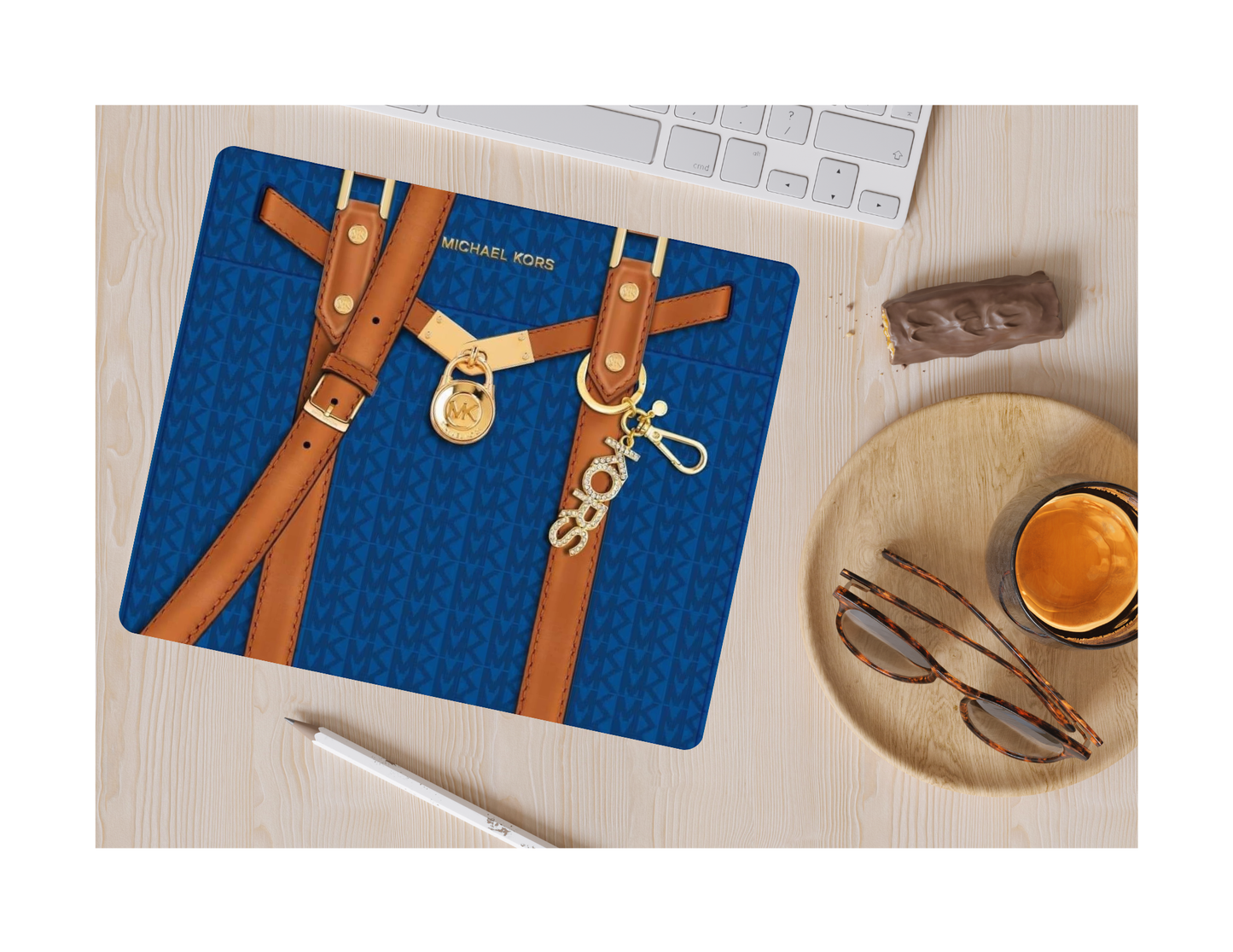 Navy Blue Mousepad, desk accessory