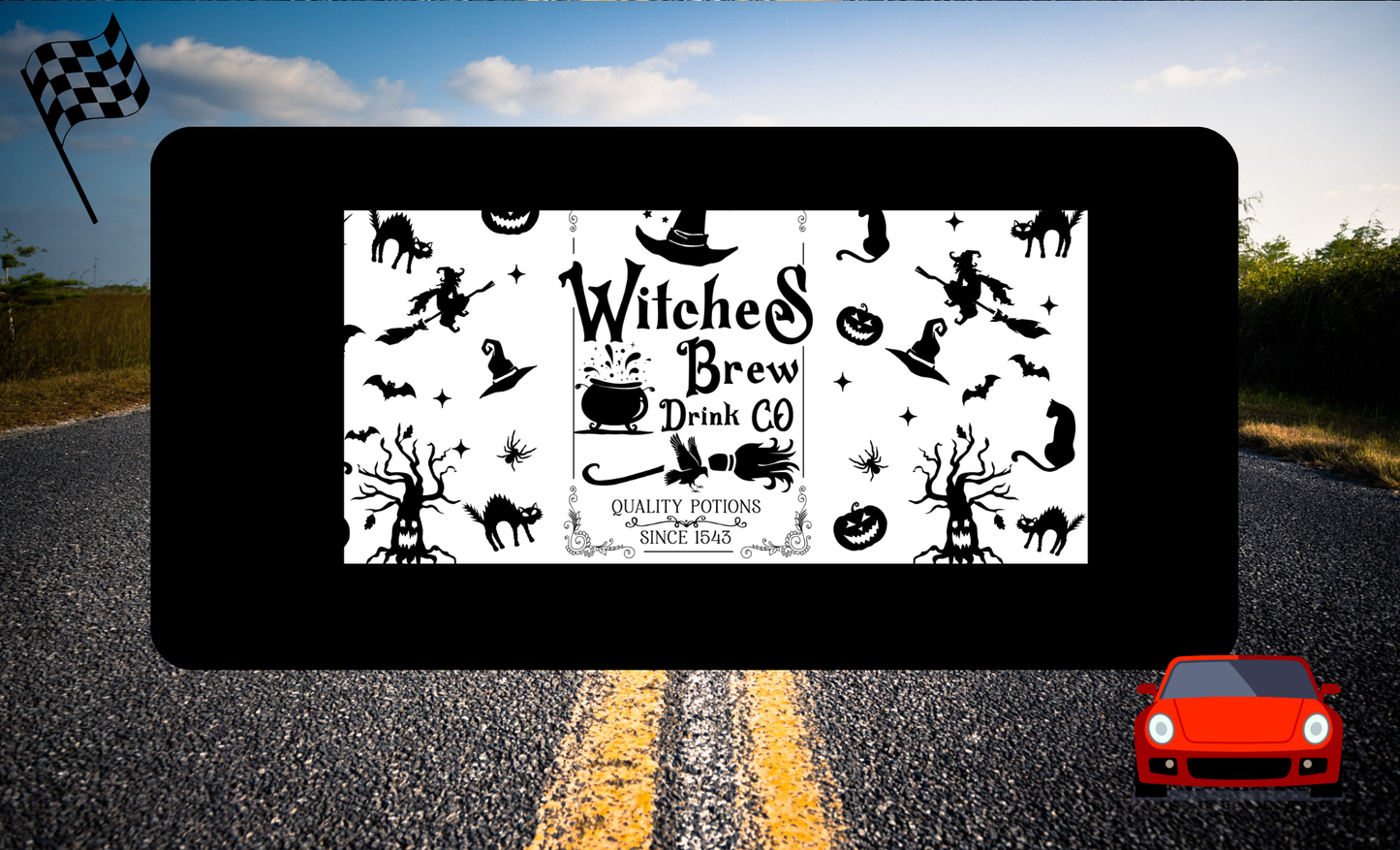 Witchy License Plate
