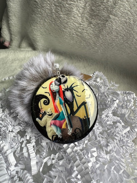 NIghtmare Pom Pom Keychain