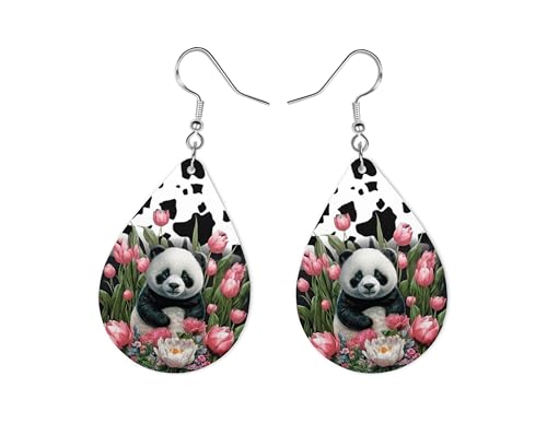 Panda Earrings