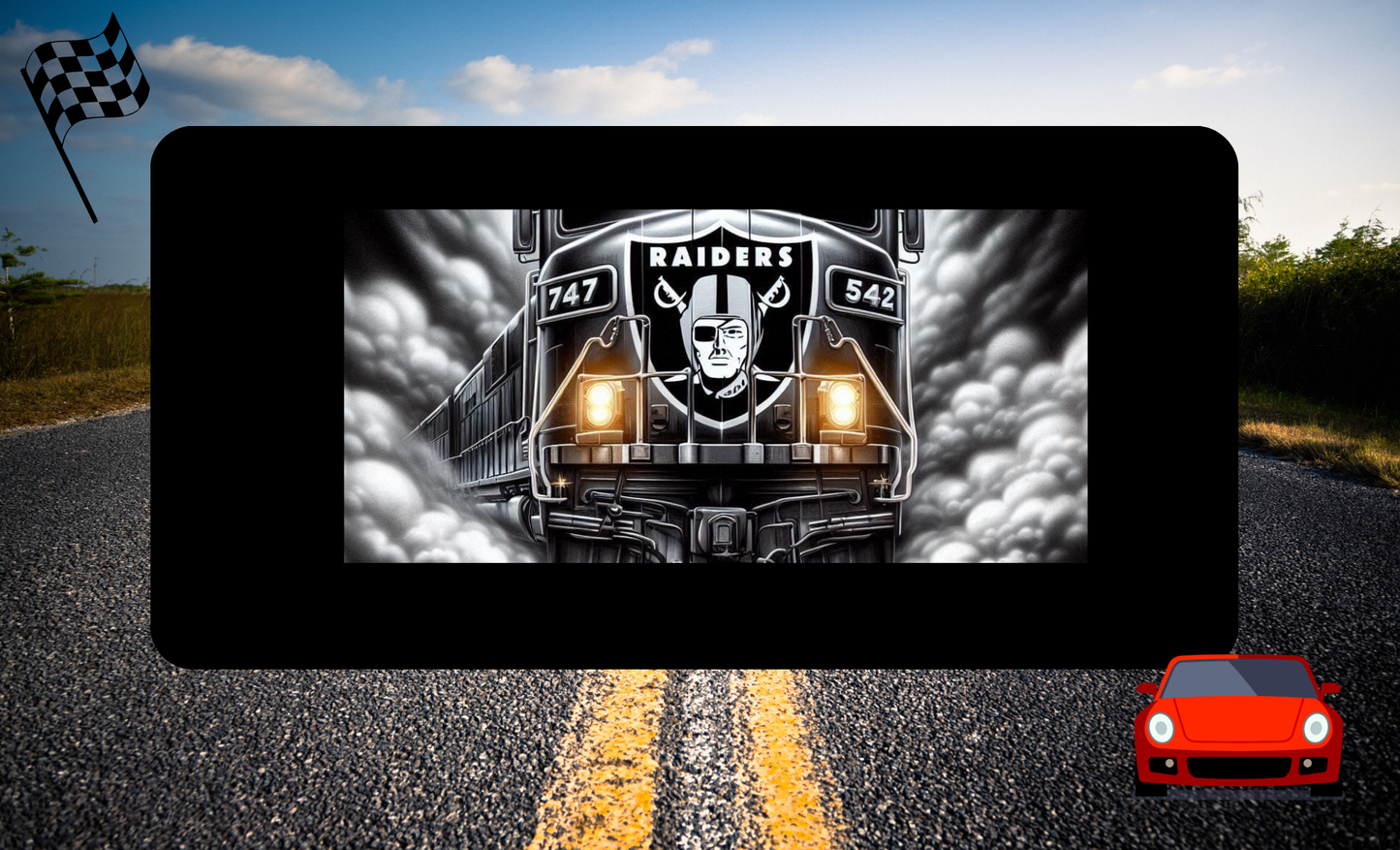 License Plate Sports Design