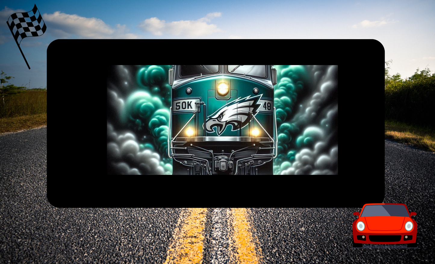 License Plate Sports Design