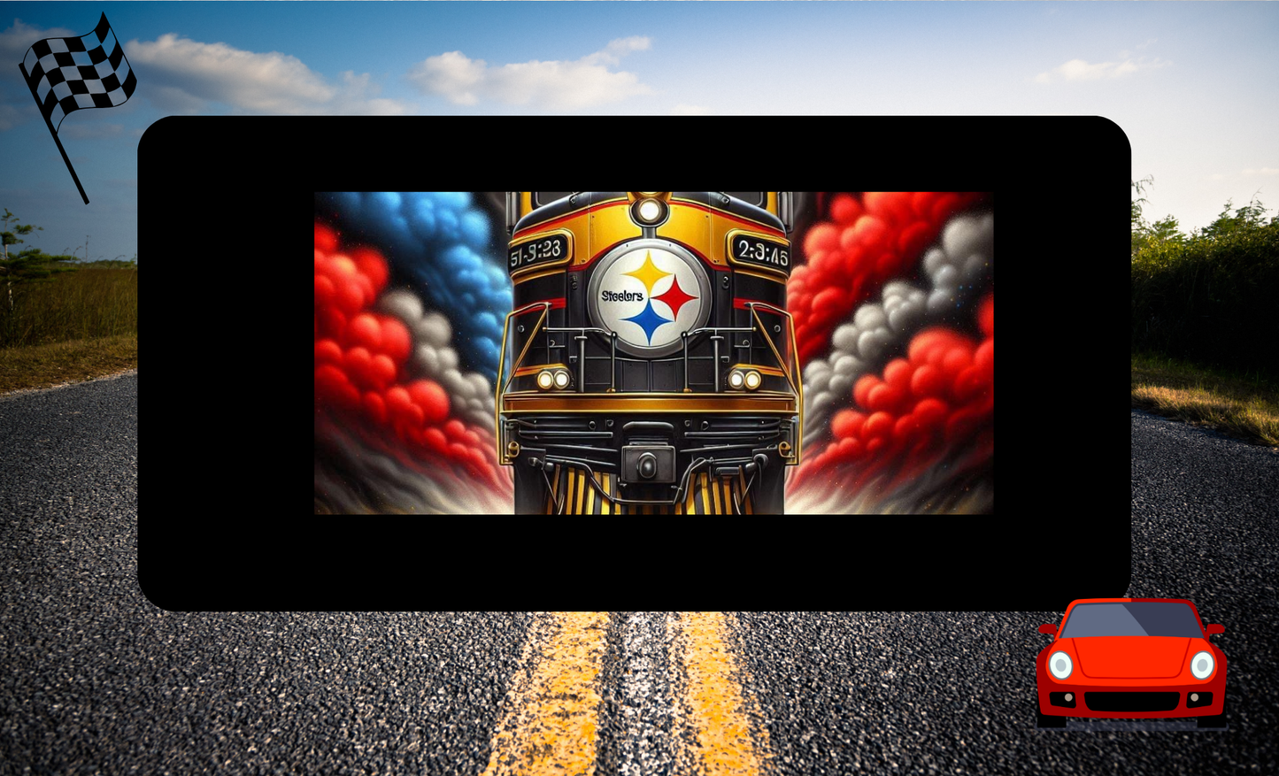 License Plate Sports Design