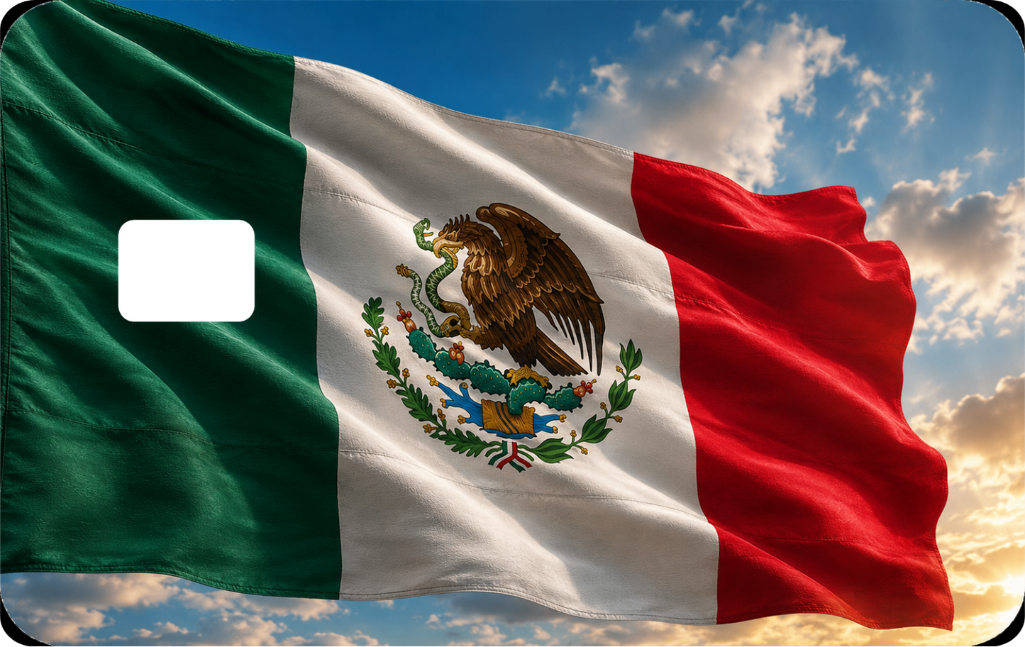 Mexico Design Debit Card Decal Skins, QTY 2 Decals same design