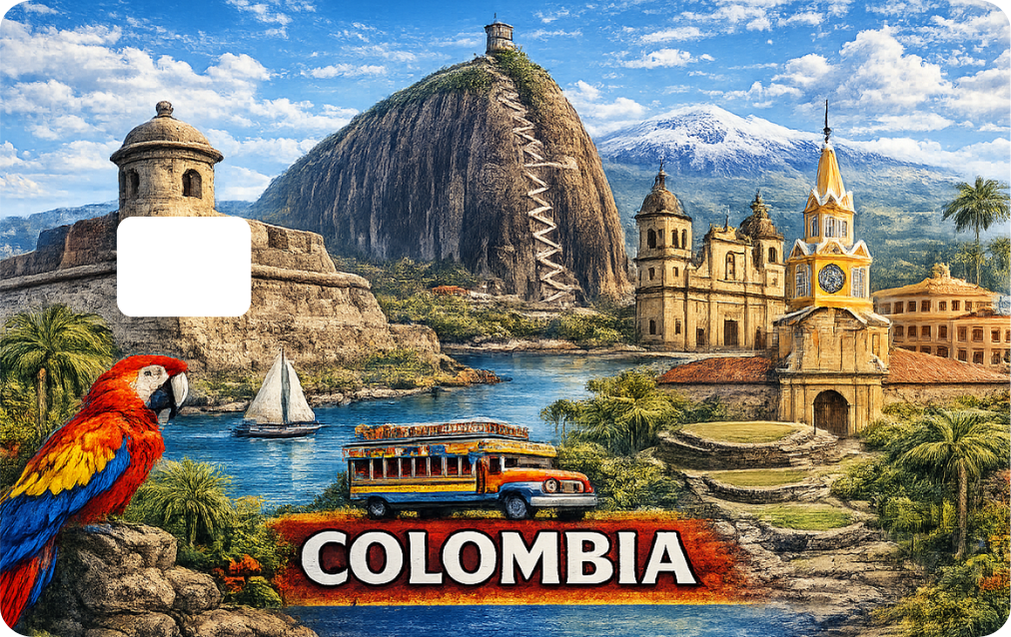 Columbia Debit Card Design, QTY 2 Same Design