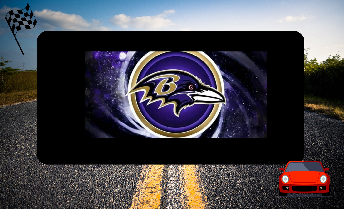 License Plate Sports Design