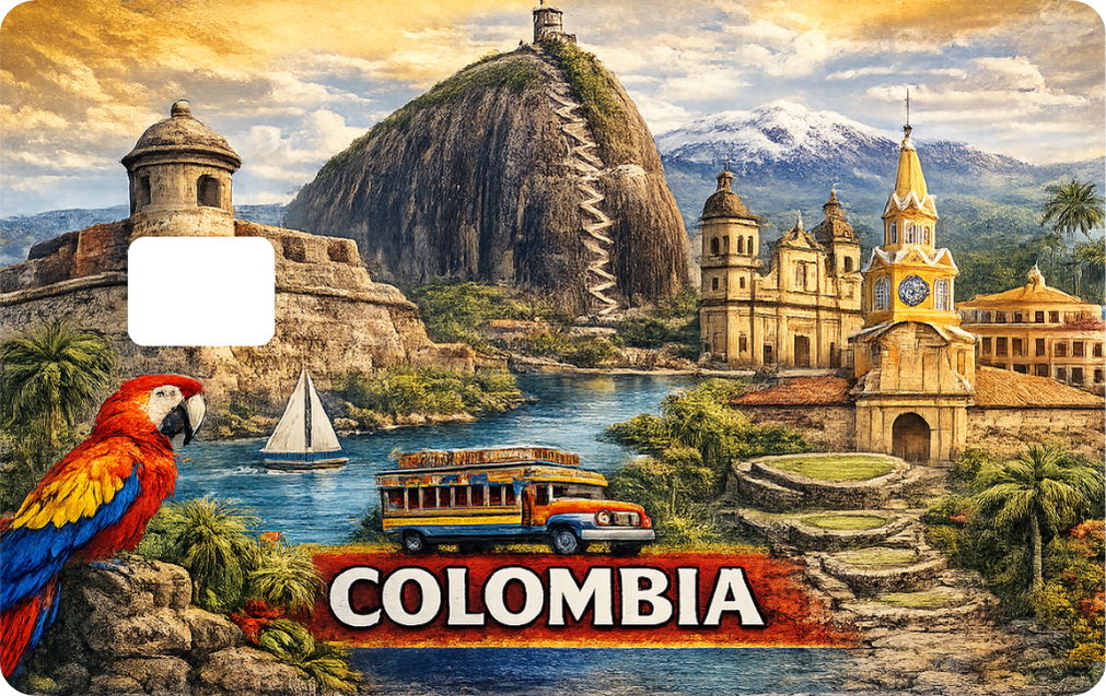 Columbia Debit Card Design, QTY 2 Same Design