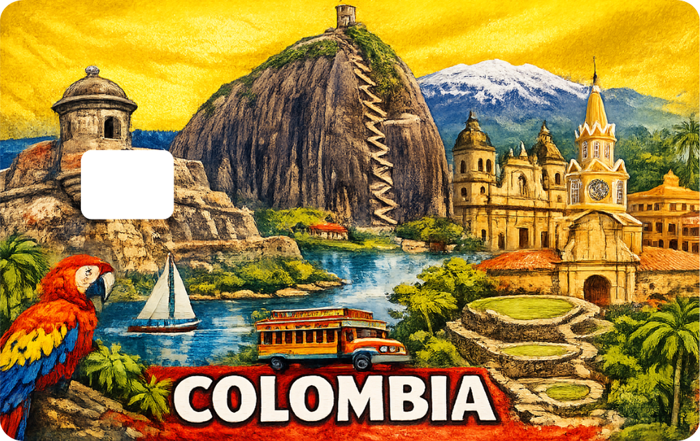 Columbia Debit Card Design, QTY 2 Same Design