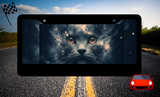 License Plate Cat Design